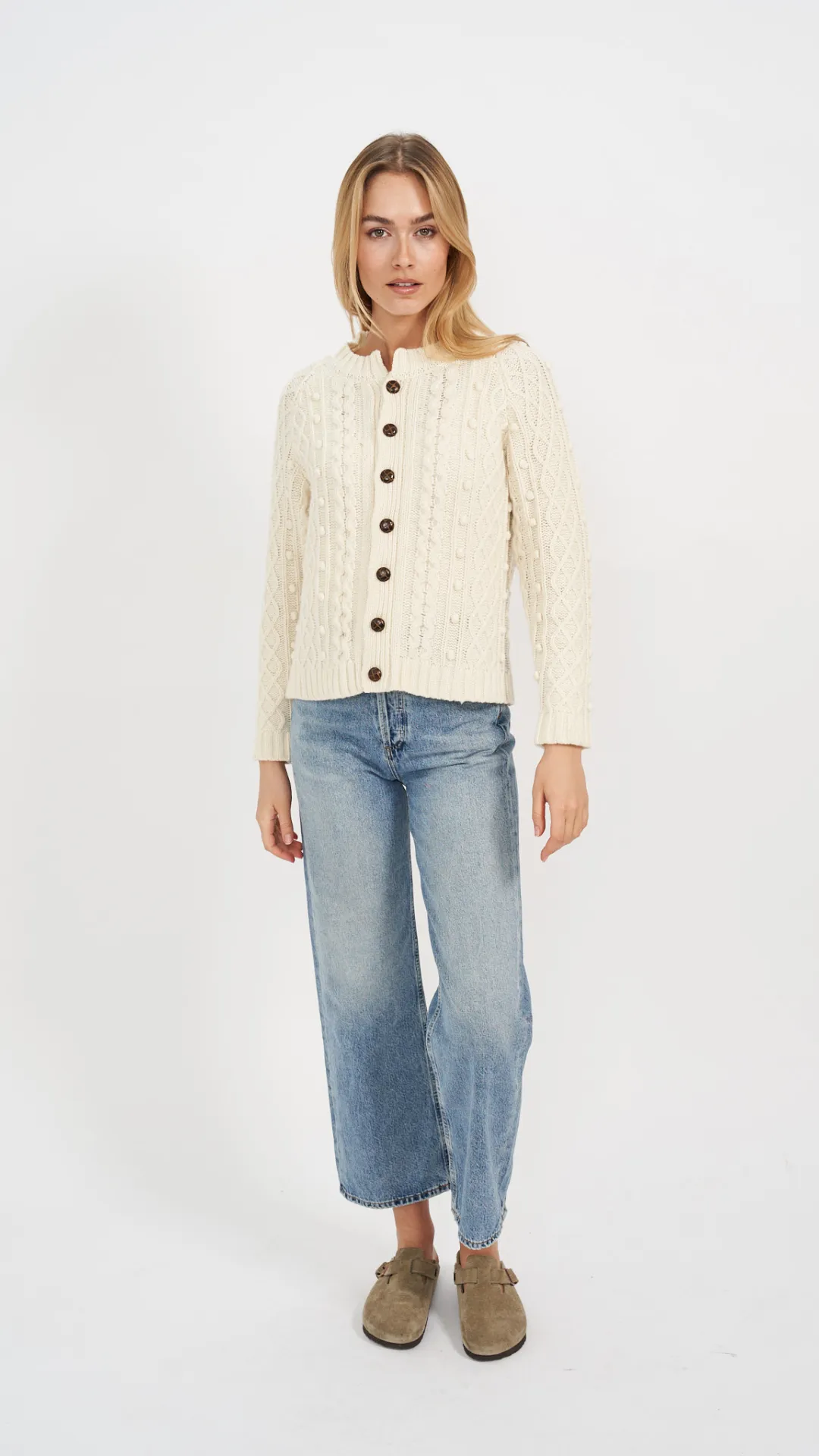 Alexa Cardigan - Ivory