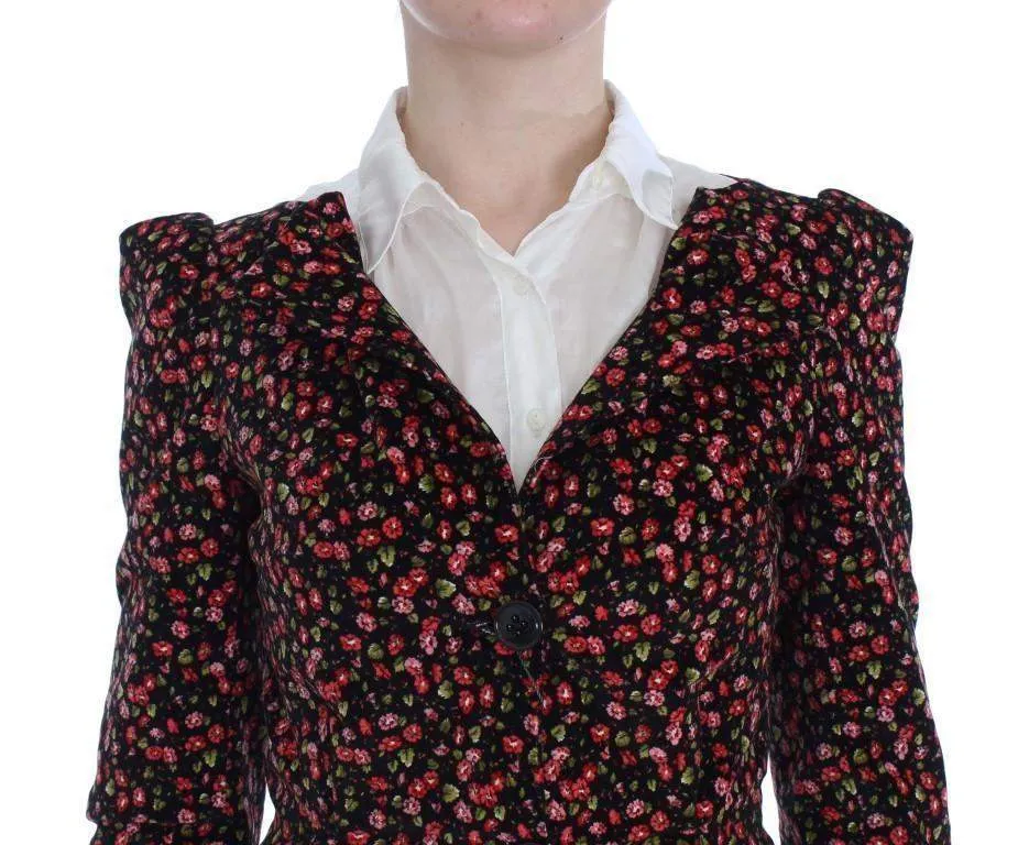 BENCIVENGA  Multicolor Floral Suit