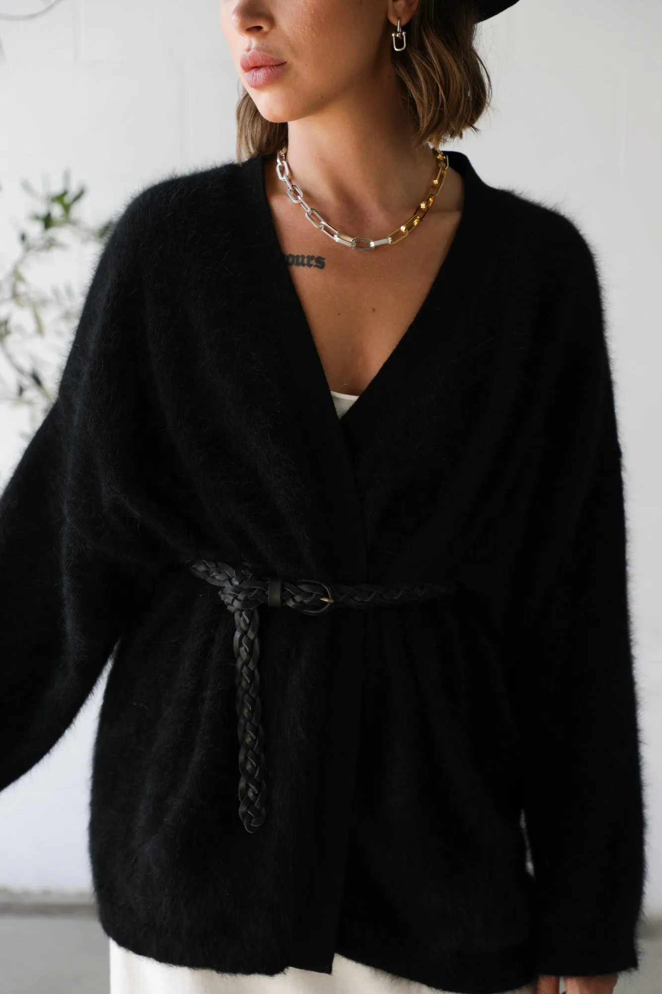 ELK ANGORA CARDI