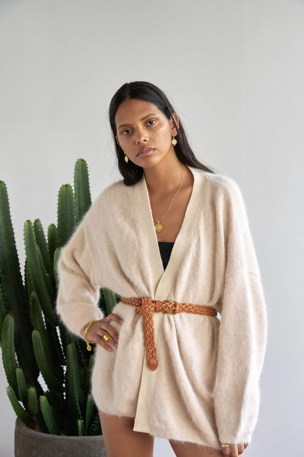 ELK ANGORA CARDI
