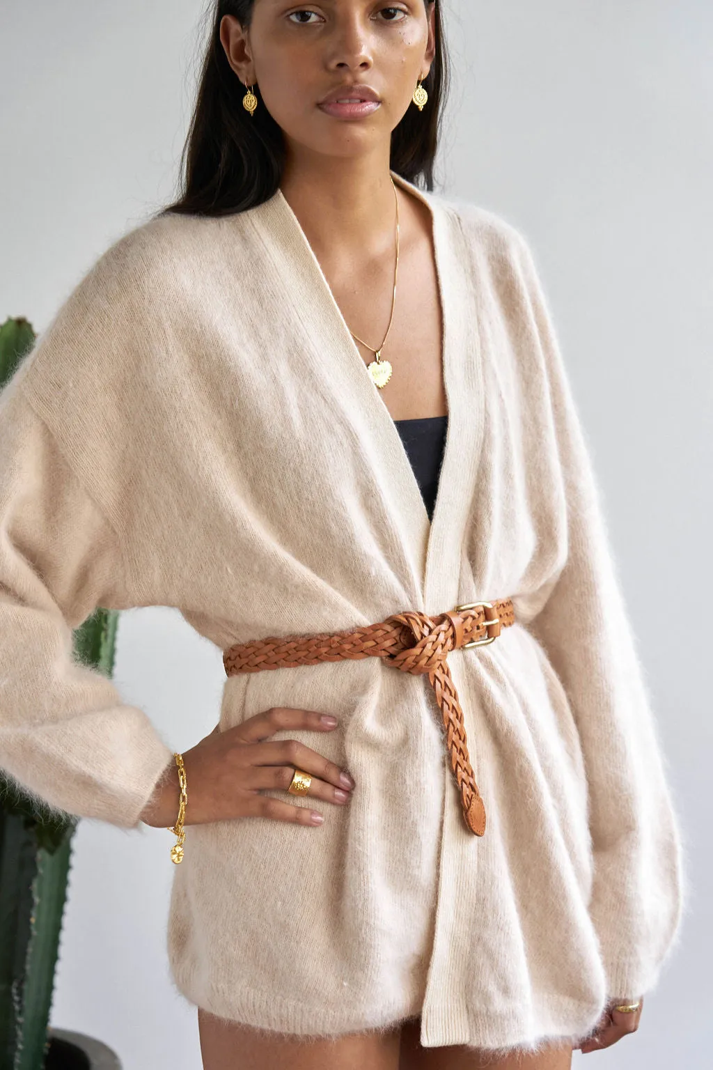 ELK ANGORA CARDI