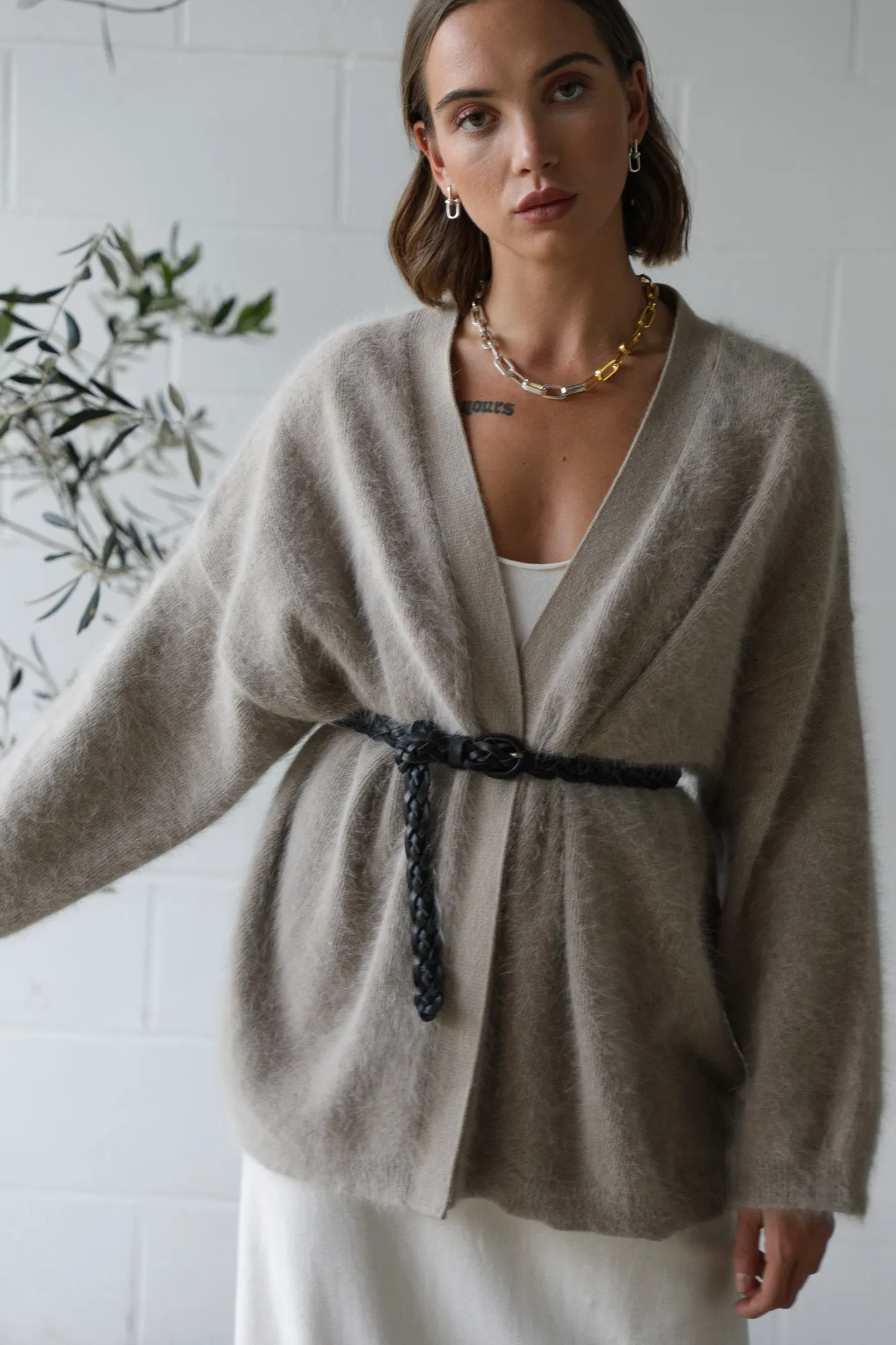 ELK ANGORA CARDI