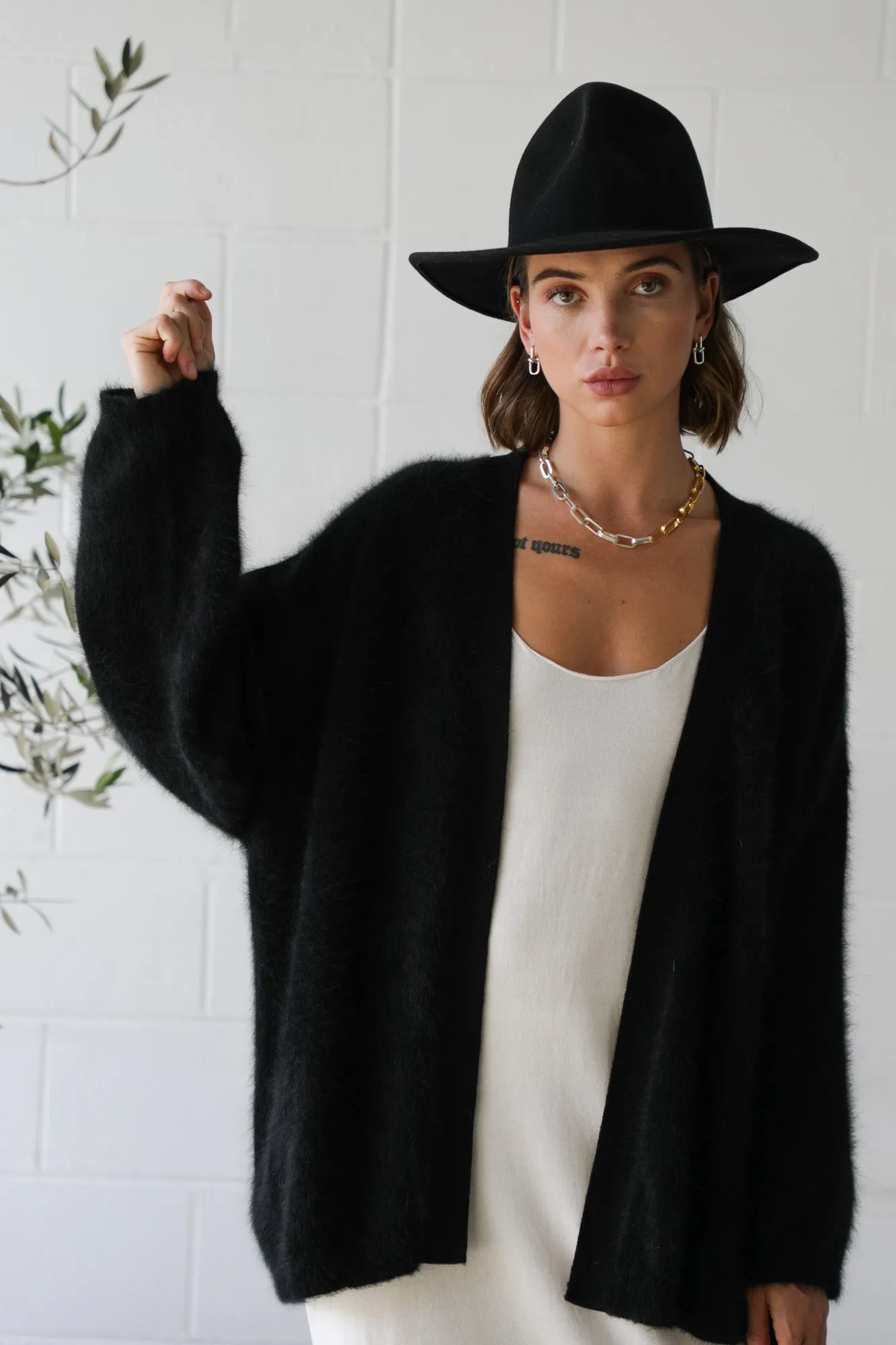 ELK ANGORA CARDI