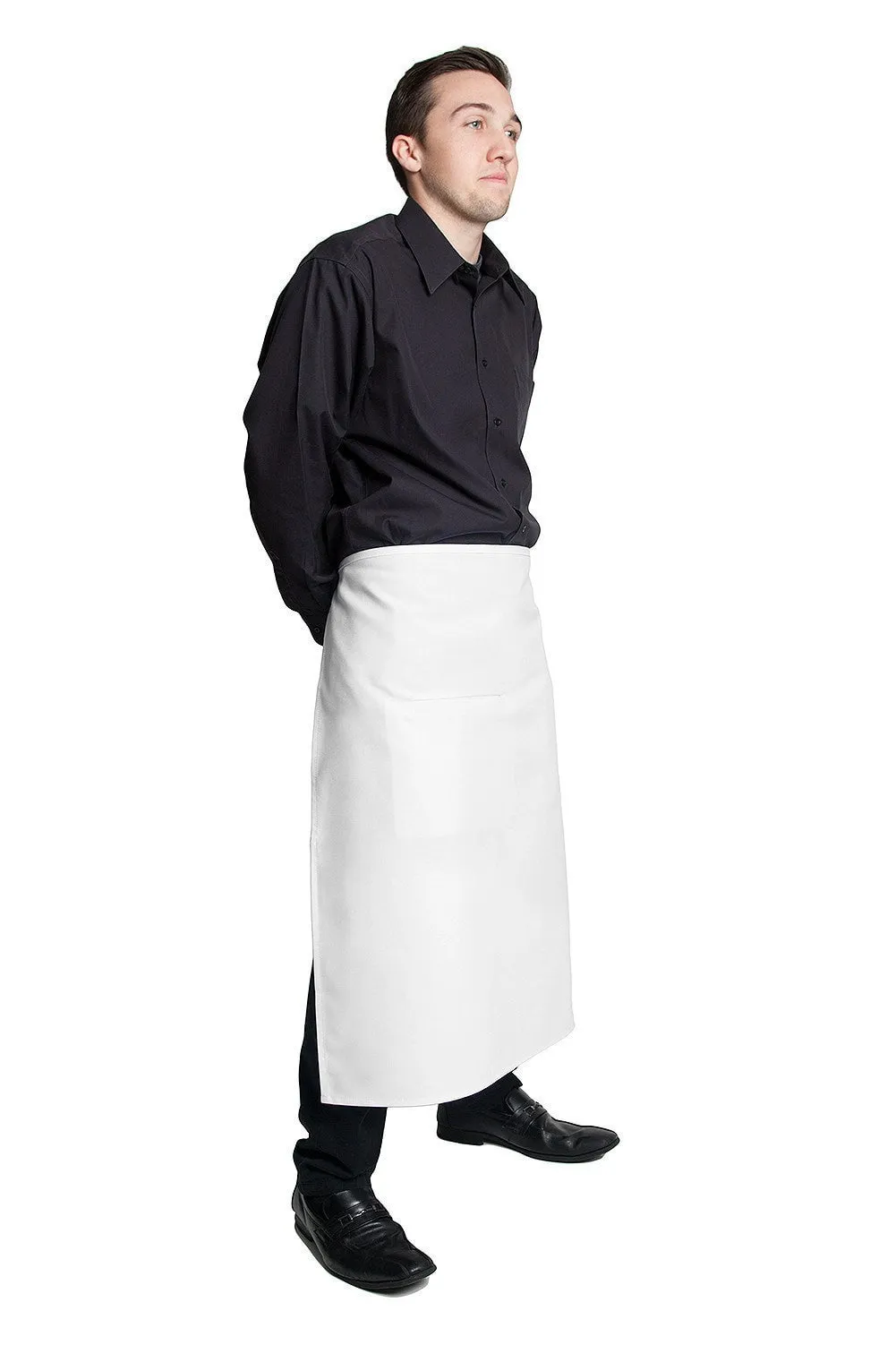 Fiumara Apparel Full Bistro Apron w/ 1 Pocket 32"L x 28"W