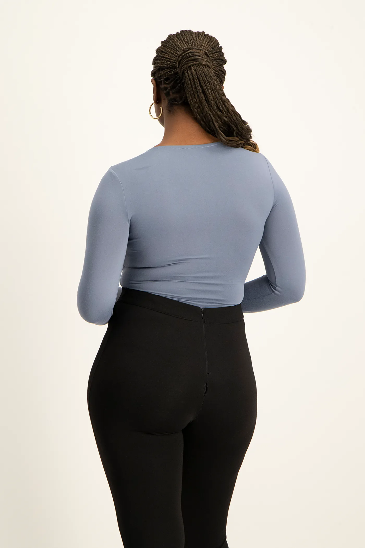 Giana Square Neck Bodysuit - Flintstone