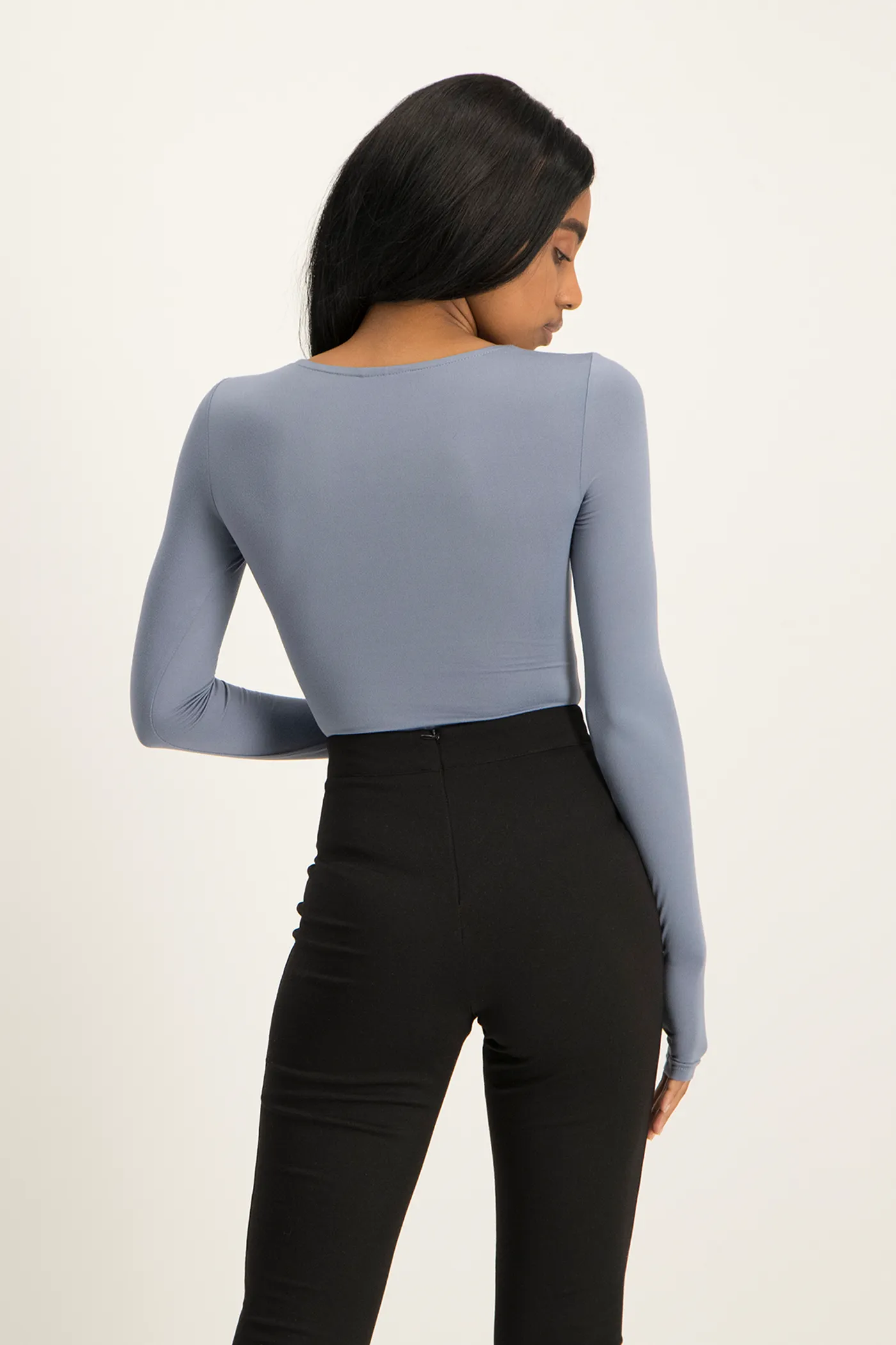 Giana Square Neck Bodysuit - Flintstone