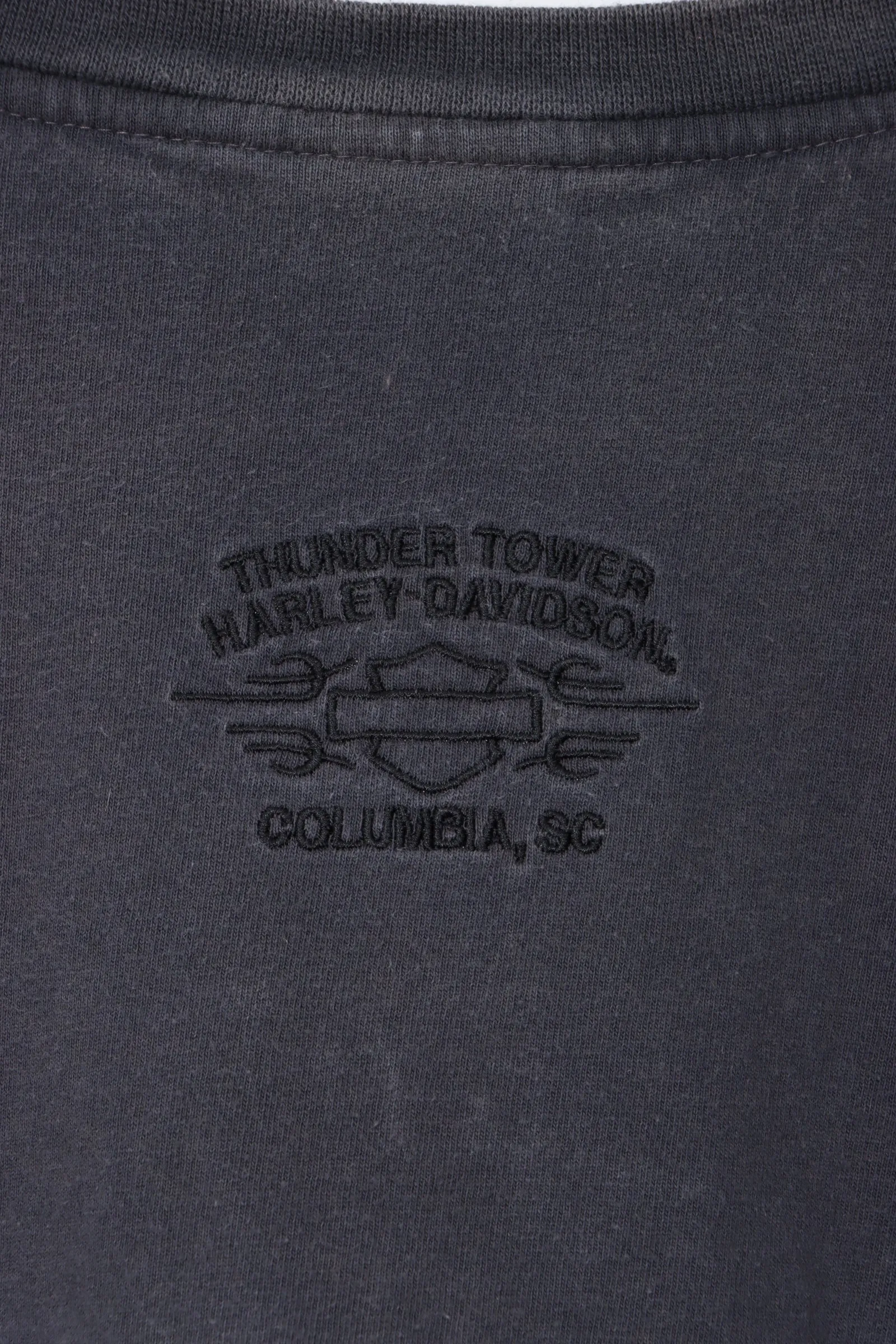 HARLEY DAVIDSON Dark Grey Long Sleeve T-Shirt (XXL)