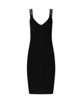 Logo Strap Sleeveless Dress