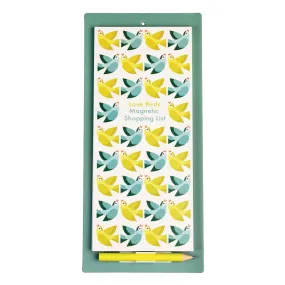 Love Birds Shopping List