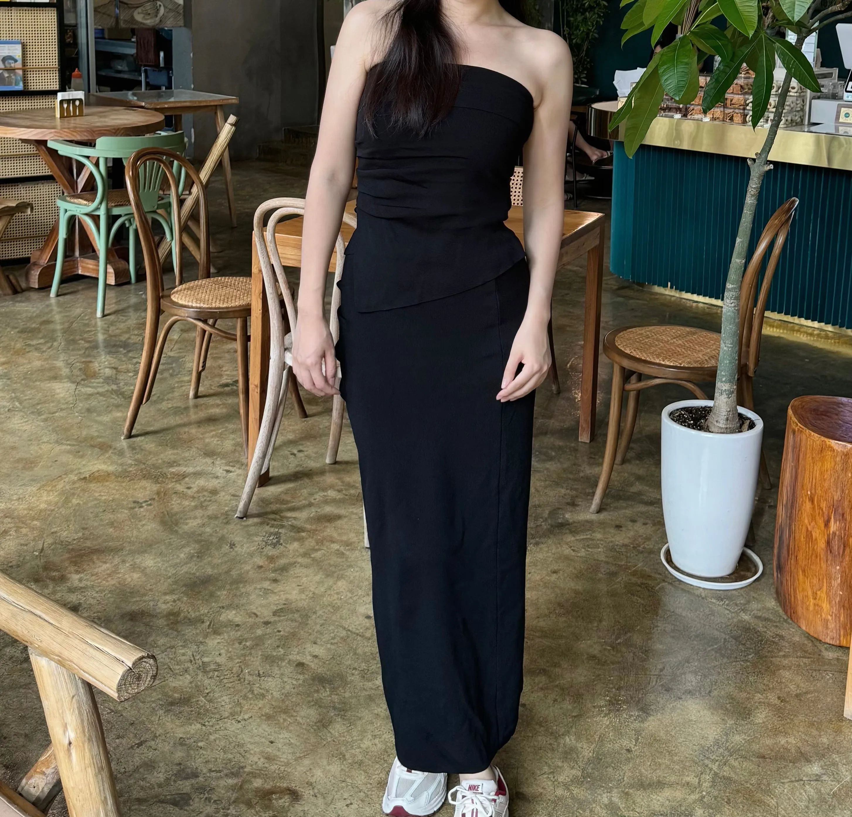 【Lumi Signature】Knitted Tube Top   Knitted Skirt Set (20 HKD Cheaper)