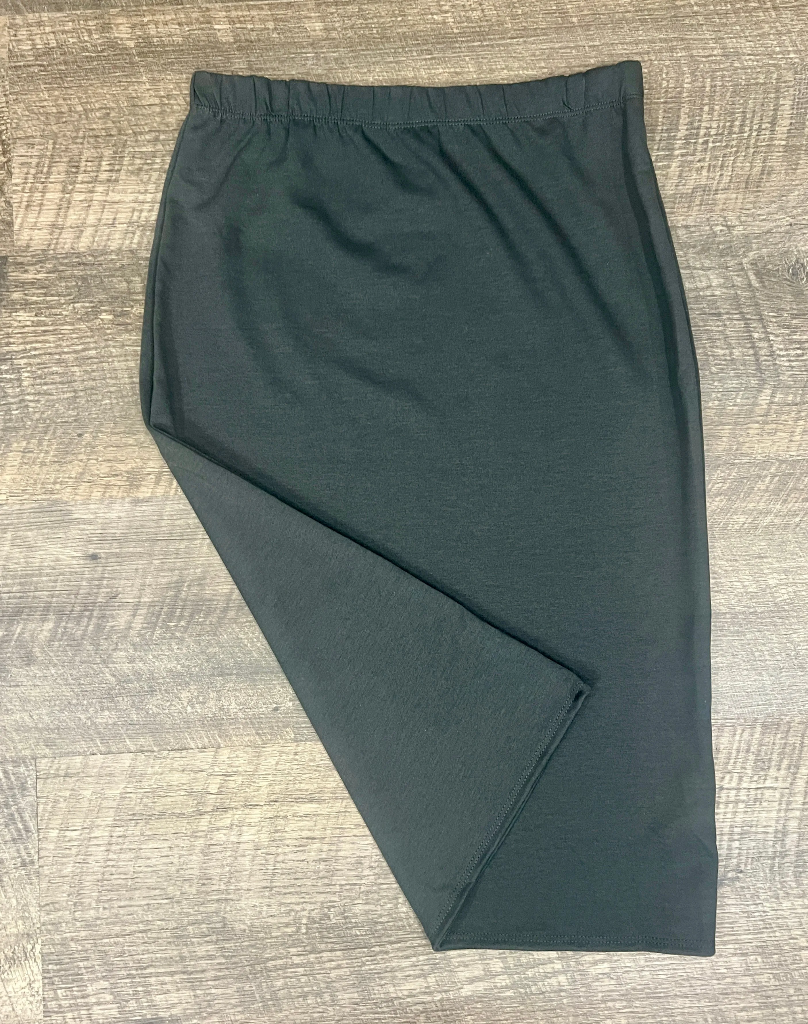 Lynn Black Pencil Skirt-Regular & Plus