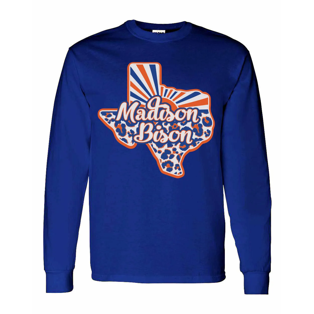 Madison Bison - Texas Sunray Long Sleeve T-Shirt