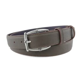 Narrow Bitter Choc Novak Bamboo Belt