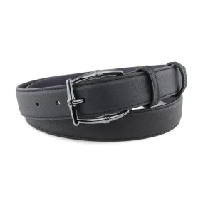Narrow Black Novak Bamboo Belt