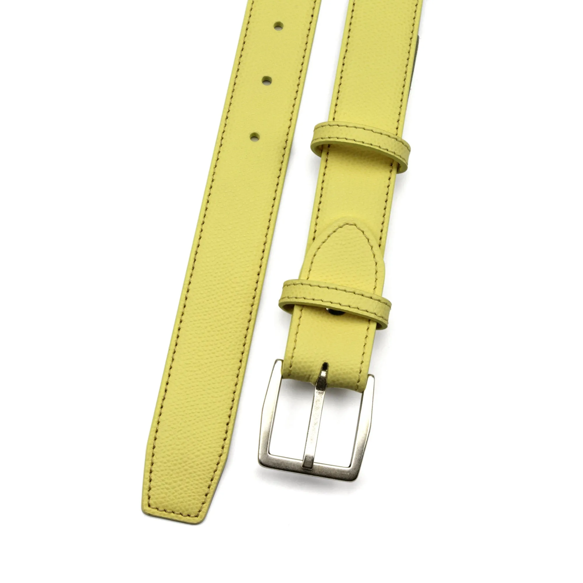 Narrow Lemon Novak Style Belt