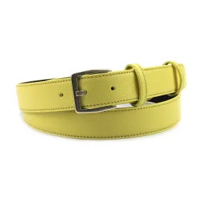 Narrow Lemon Novak Style Belt