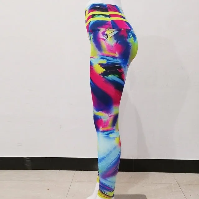 Rainbow Printed Leggings