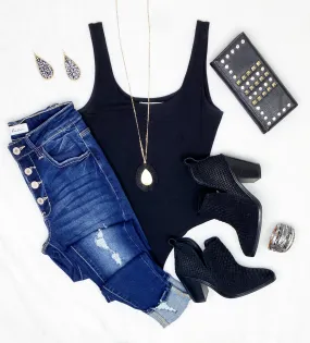Ready For Anything Bodysuit - Black