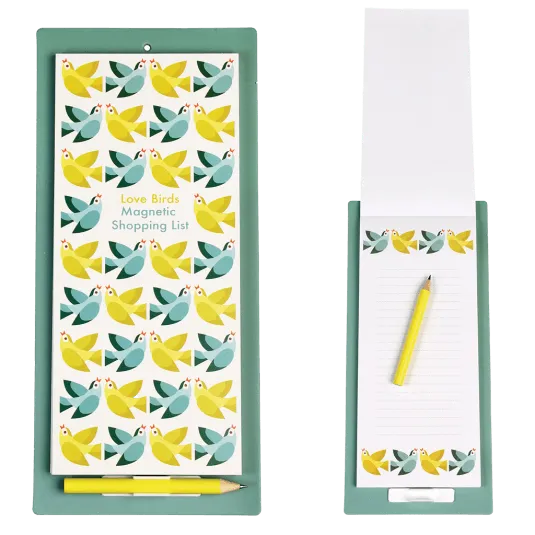 Rex London - Love Birds Magnetic Shopping List
