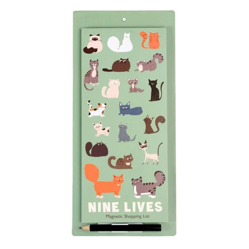 Rex London Nine Lives Magnetic Shopping List