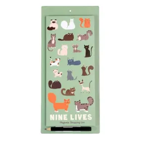 Rex London Nine Lives Magnetic Shopping List