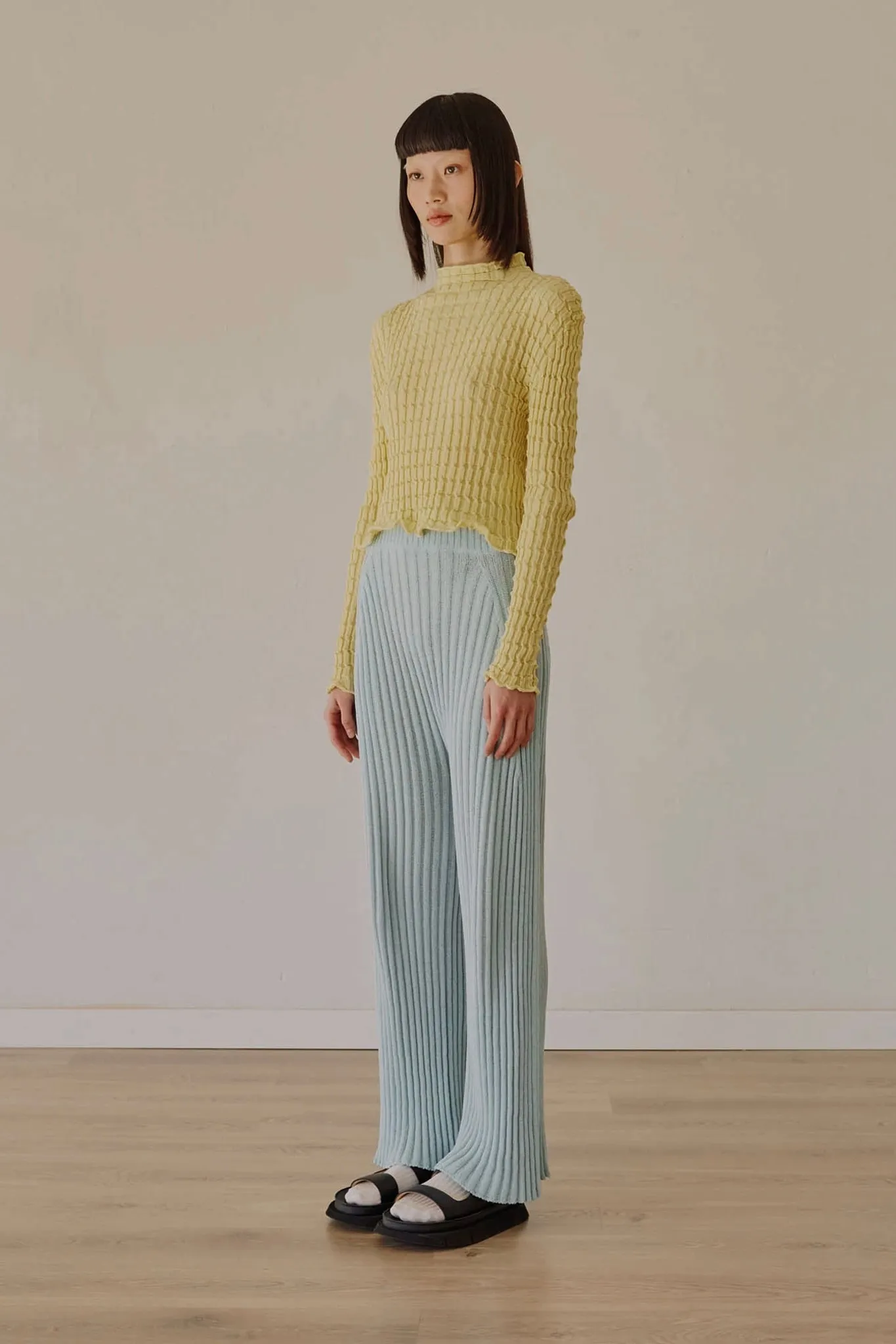 Rus- Kyandoru Pant: Light Blue